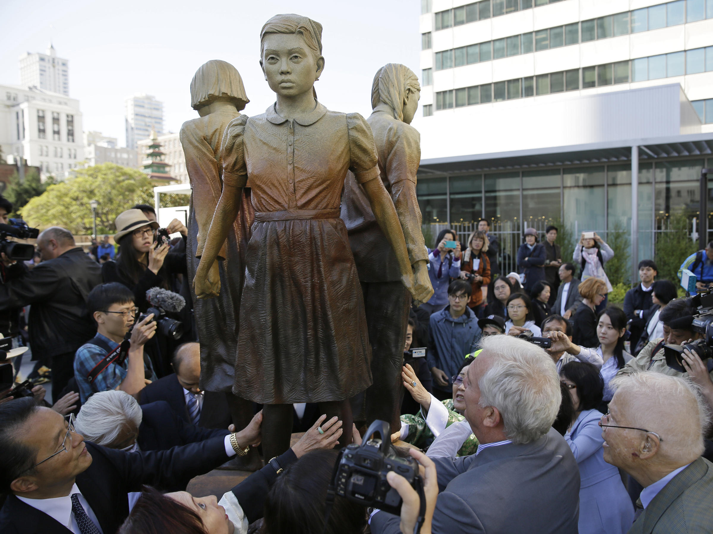 Image result for San Francisco Comfort women statues